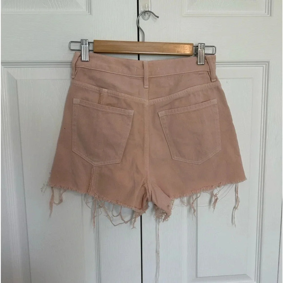 PacSun Ultra High Rise Vintage Peach Cutoff Jean Short Size 0 - Picture 2 of 10